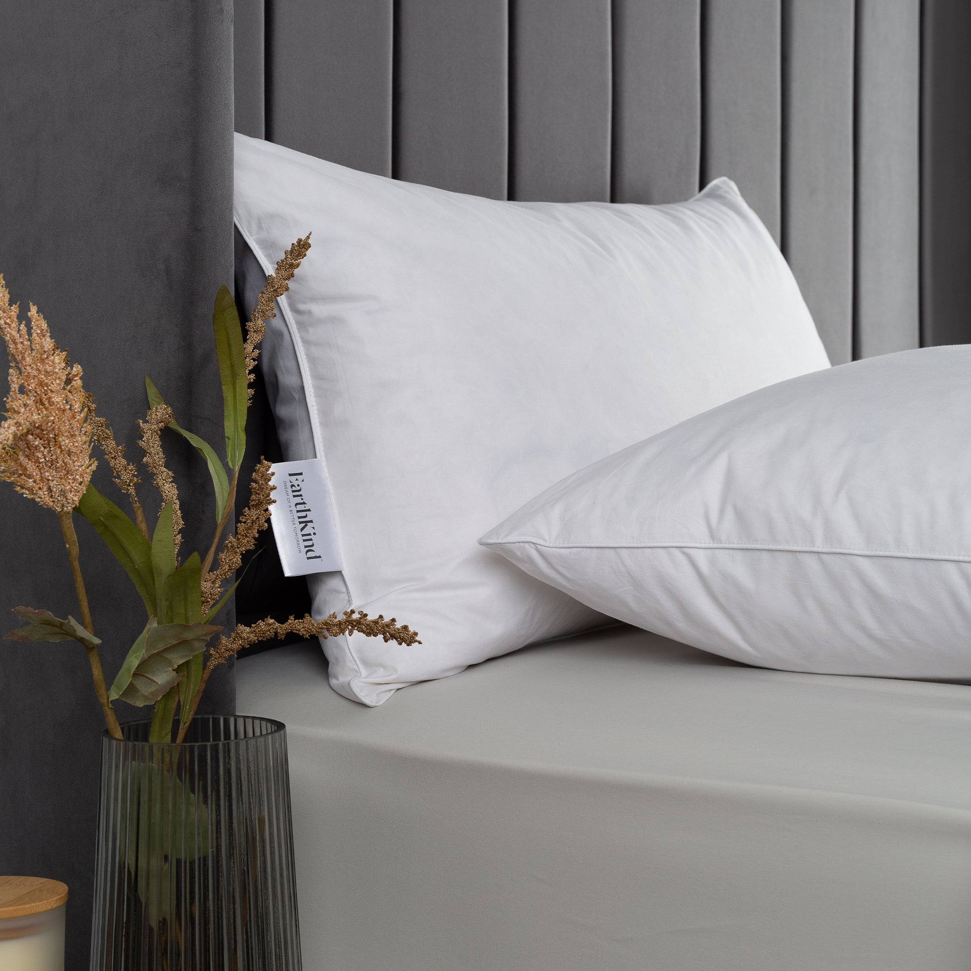 EarthKind™ sustainable Feather & Down Support Pillow