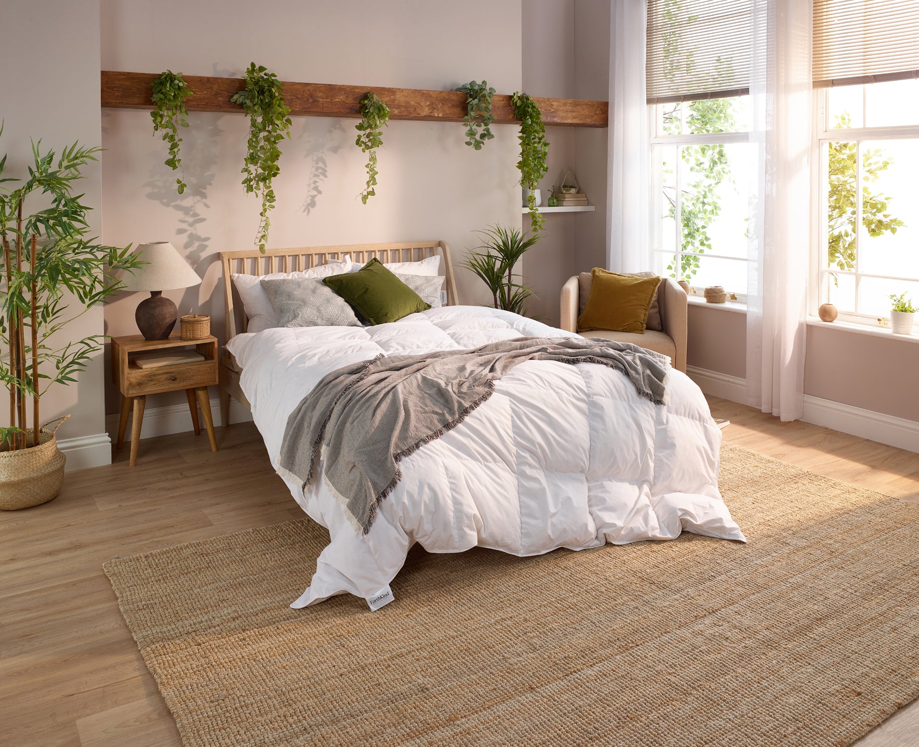 EarthKind™ sustainable Feather & Down Support Pillow