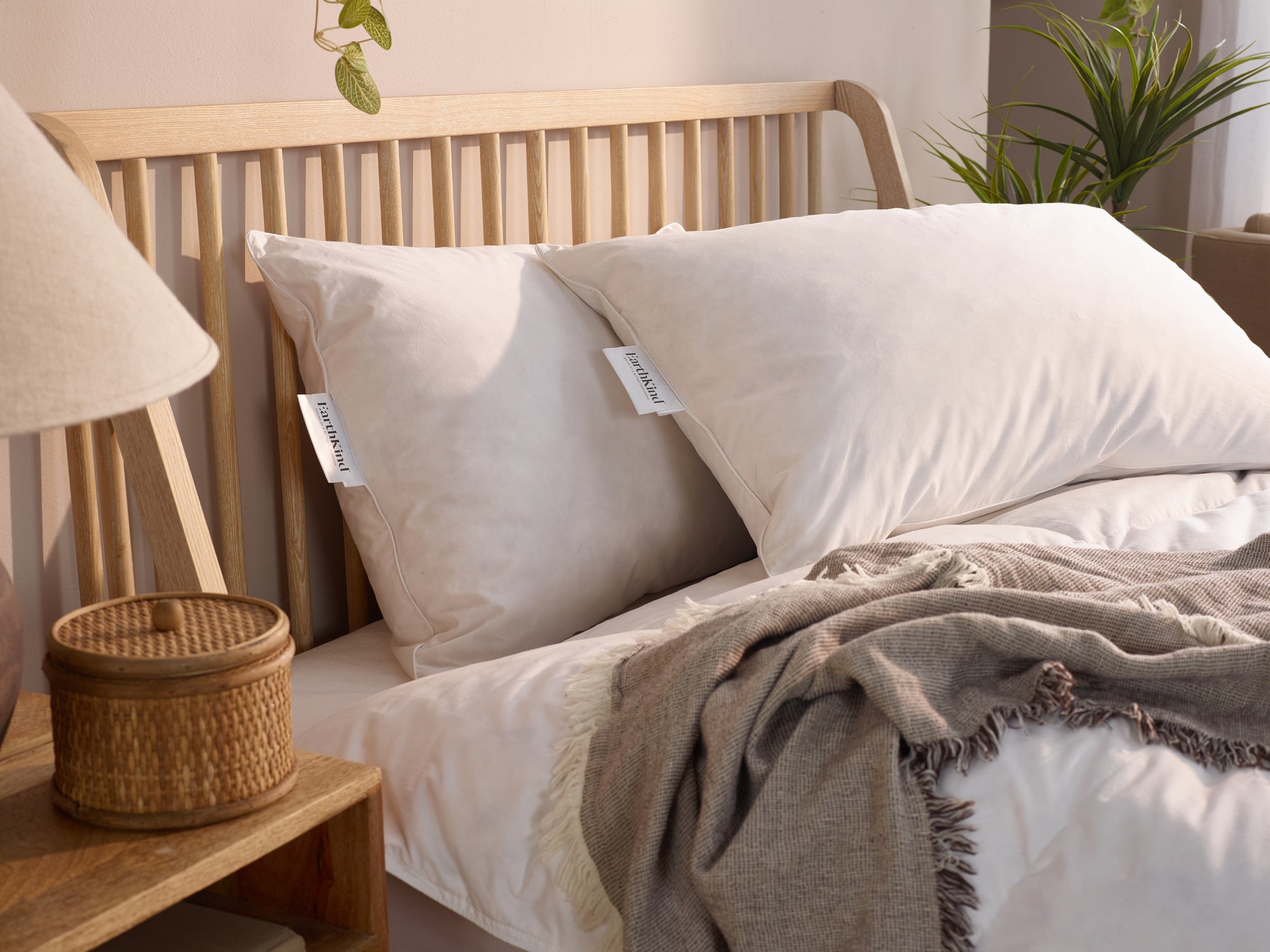 EarthKind™ sustainable Feather & Down Support Pillow