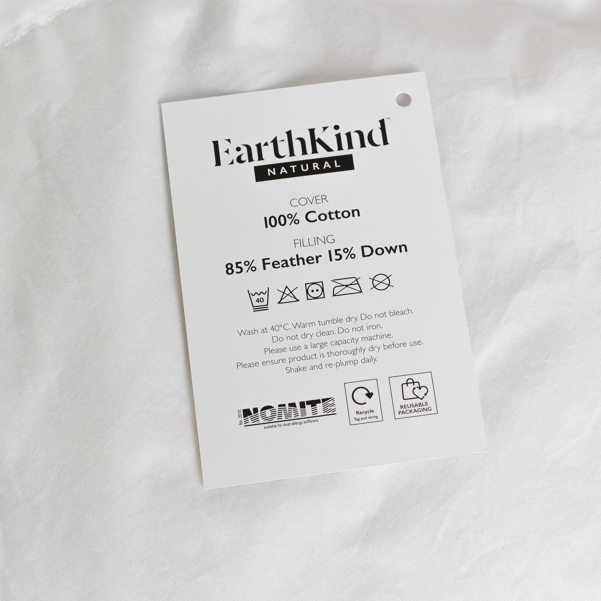 EarthKind™ Feather & Down Support Pillow